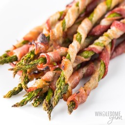Bacon Wrapped Asparagus Recipe in the Oven (Crispy, Paleo and Low Carb)