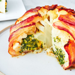 Bacon-Wrapped Cauliflower