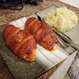 Bacon-Wrapped Chicken Breast