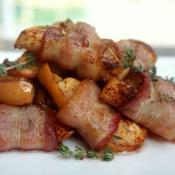 Bacon-Wrapped Cinnamon Apples