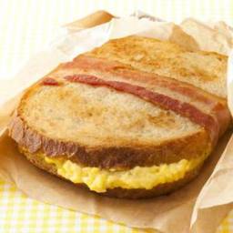 Bacon-Wrapped Egg Sandwich