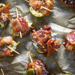 Bacon-Wrapped Figs With Blue Cheese and Bourbon Recipe