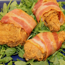 Bacon Wrapped Fried Chicken