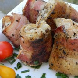 Bacon-Wrapped Halibut
