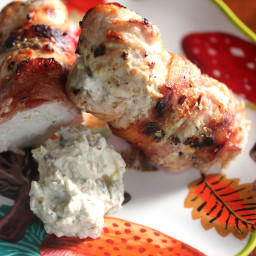 Bacon-Wrapped, Jalapeño Popper-Stuffed Grilled Chicken Breasts Recipe