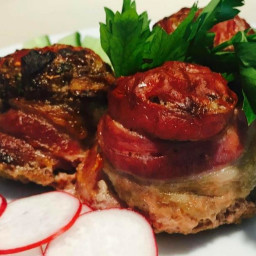 Bacon Wrapped Mini Meatloaf