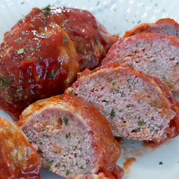 Bacon-wrapped Mini Meatloaf