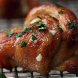 Bacon-Wrapped Parmesan Garlic Knots Recipe by Tasty