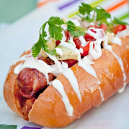Bacon Wrapped Sonoran Hot Dogs Recipe