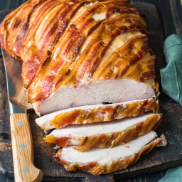 Bacon Wrapped Turkey Breast Recipe (VIDEO)