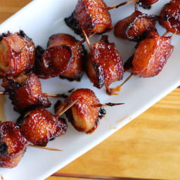 Bacon wrapped water chestnuts