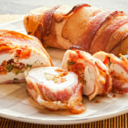 Bacon-Wrapped Salsa Stuffed Chicken Recipe