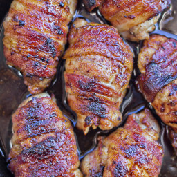 Bacon Wrapped Ginger Soy Chicken