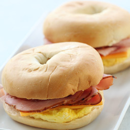 Bagel Breakfast Sandwiches Recipe (Freezer Meal)