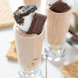 Baileys Smores Mousse Cups
