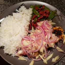 Baja Citrus Tilapia with Apple-Onion Slaw Topping (as is or for fish tacos)