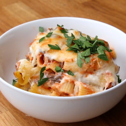 Bake and Save Beef and Cheese Rigatoni Recipe by Tasty