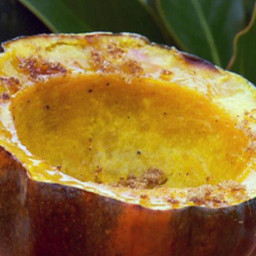 Baked Acorn Squash with Brown Sugar and Butter