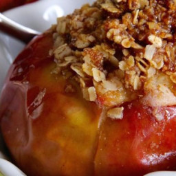 Baked Apples with Oatmeal Filling Recipe