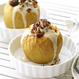 Baked Apples with Vanilla Drizzle