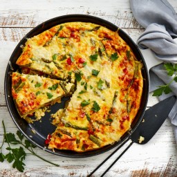 Baked Asparagus and Cheese Frittata