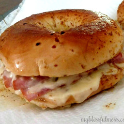 Baked Bagel Sandwiches