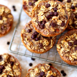 Baked Banana Oatmeal Cups {gluten-free and dairy-free}
