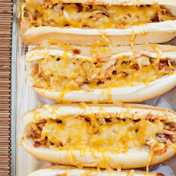 Baked Barbecue Chicken Sandwiches