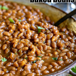 Baked beans + Ground beef