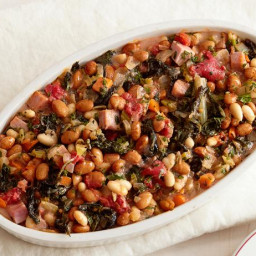 Baked Beans With Swiss Chard