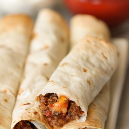 Baked Beef Taquitos Recipe