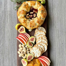 Baked Brie with Fig Jam Board