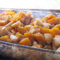 Baked Butternut Squash and Apples