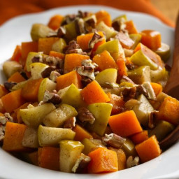 Baked Butternut Squash with Apples