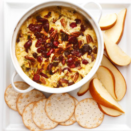 Baked Cambozola with Pecans and Cranberries