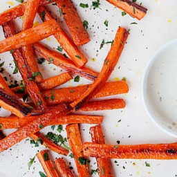 Baked Carrot French Fries