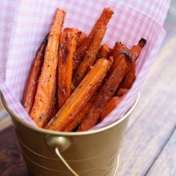 Baked Carrot Fries (Paleo and Vegan)