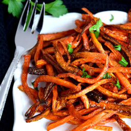 Baked Carrot Fries with Thyme