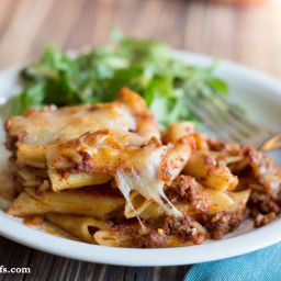 Baked Cheesy Sausage Penne