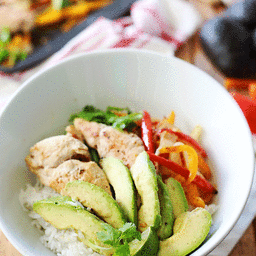 Baked Chicken and Avocado Bowls