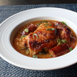 Baked Chicken and Sausage Gumbo Recipe