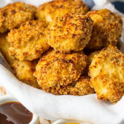 Baked Chicken Nuggets (Crispy Parmesan Chicken Nuggets)