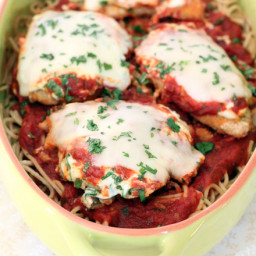 Baked Chicken Parmesan with Ricotta and Spinach