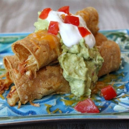 Baked Chicken Taquitos