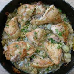 Baked Chicken with Artichokes and Capers