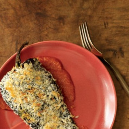 Baked Chiles Rellenos with Smoky Tomato Sauce