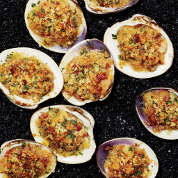 Baked Clams with Bacon and Garlic