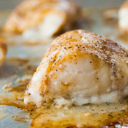 Baked Cod with Coffee Butter