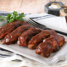 Baked Country-Style Pork Ribs With Maple Barbecue Sauce