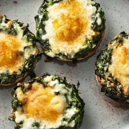 Baked Egg and Spinach English Muffins